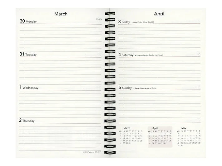 Spiral Calendar Refill for Address Book / Weekly Minder - 2027