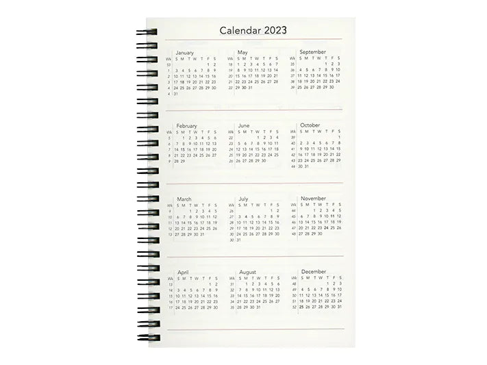 Spiral Calendar Refill for Address Book / Weekly Minder - 2027
