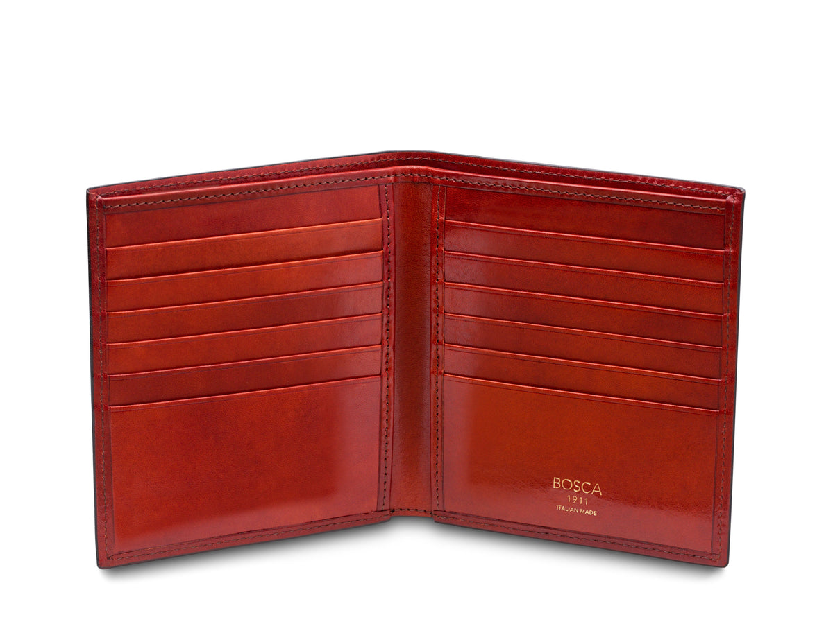 Old Leather Italia 12 Pocket Credit Wallet