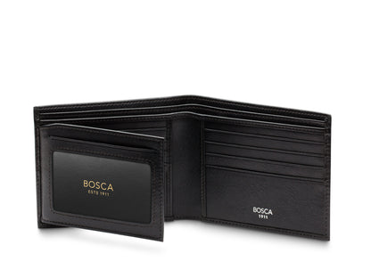 Nappa Vitello Bifold With Card / I.D. Flap