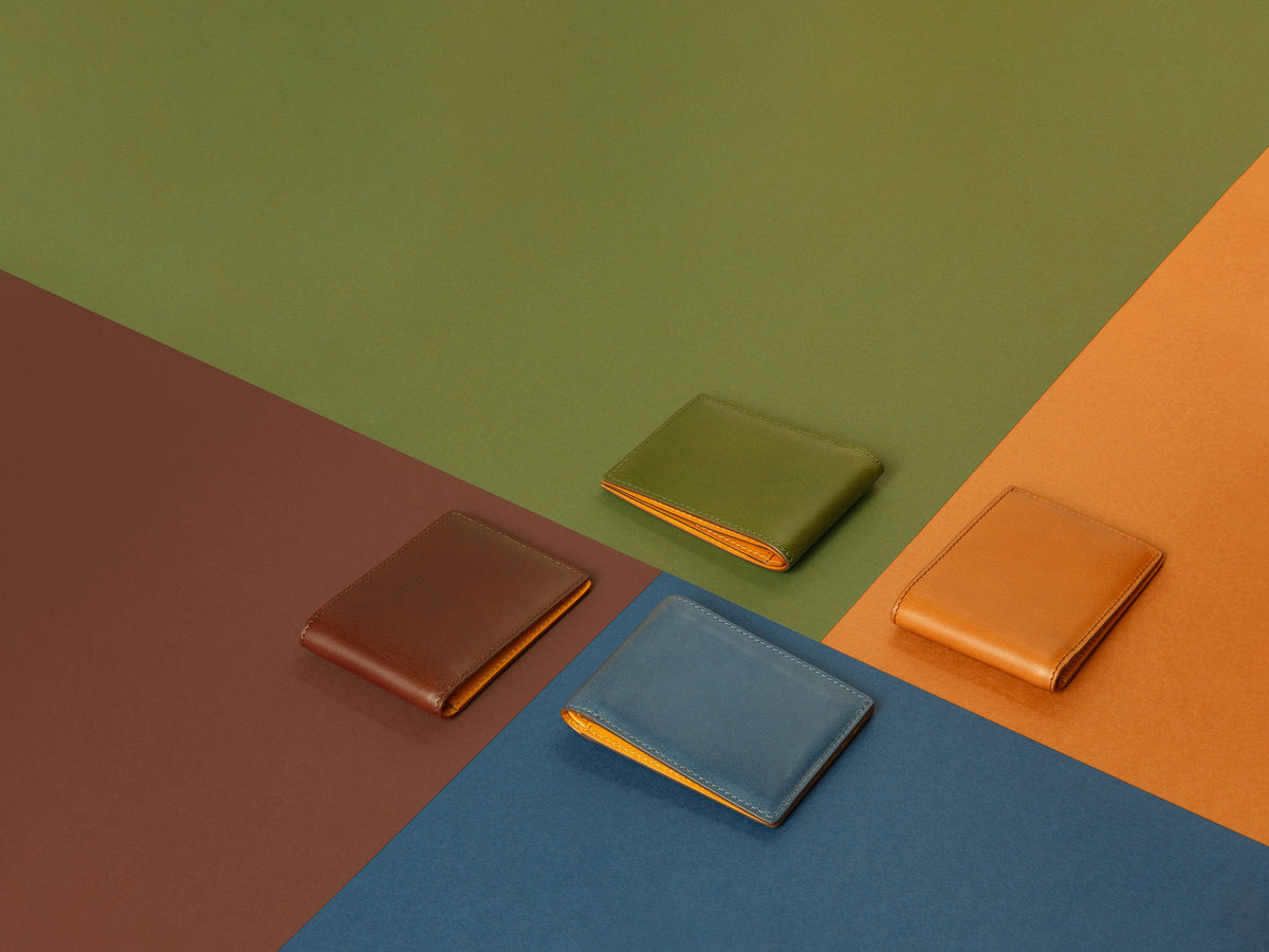 Italo Contrast Small Bifold Wallet-RFID