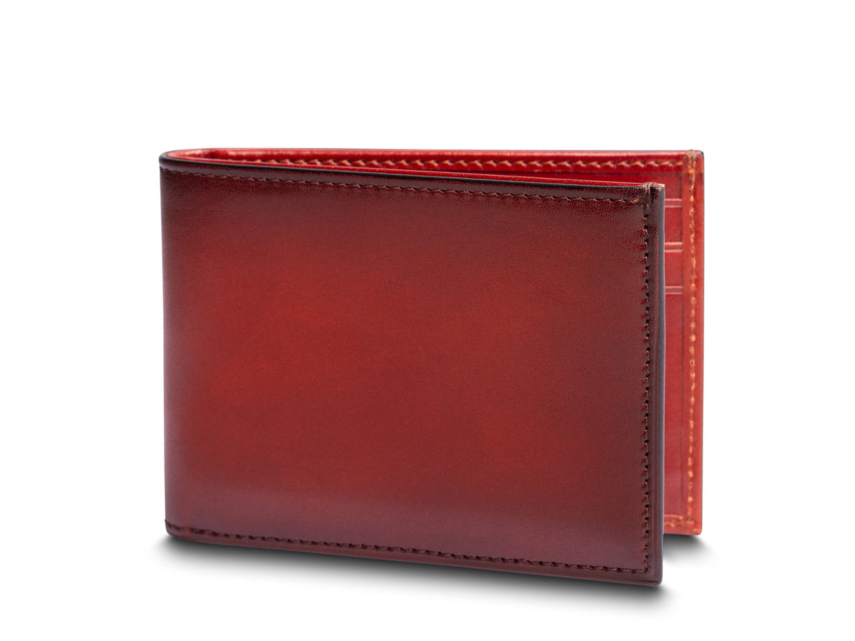 Smoked Old Leather Small Bifold Wallet