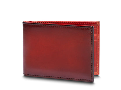Smoked Old Leather Small Bifold Wallet