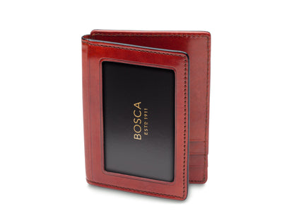 Old Leather Front Pocket I.D. Wallet