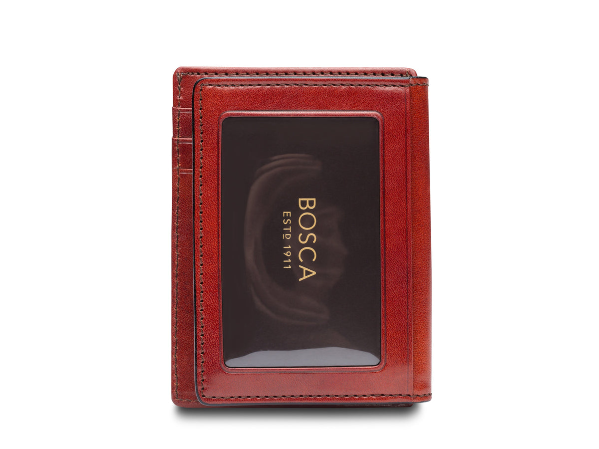 Old Leather Front Pocket I.D. Wallet