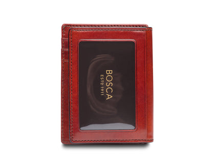Old Leather Front Pocket I.D. Wallet