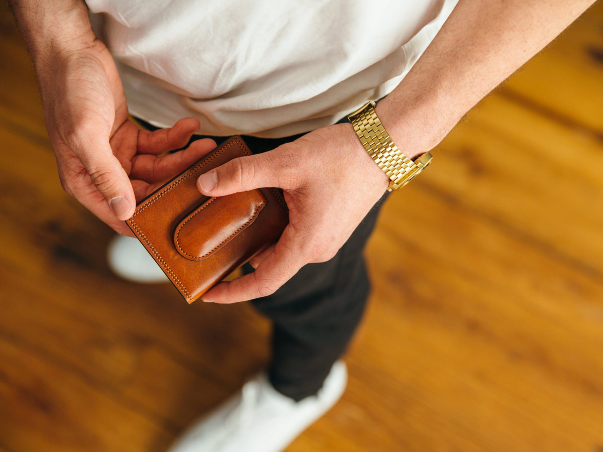 Italia Deluxe Front Pocket Money Clip Wallet