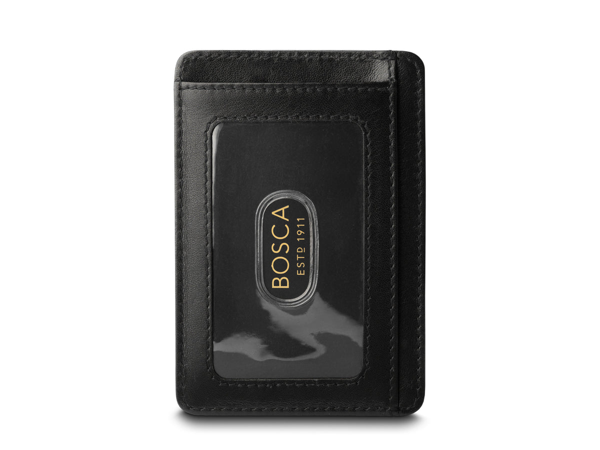 Nappa Vitello 7 Pocket I.D. Card Case -RFID