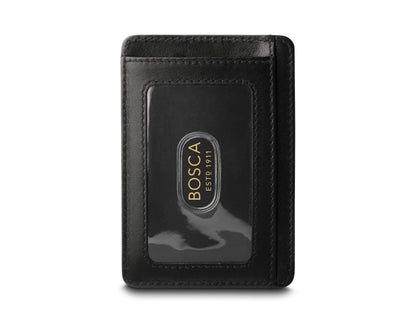 Nappa Vitello 7 Pocket I.D. Card Case -RFID
