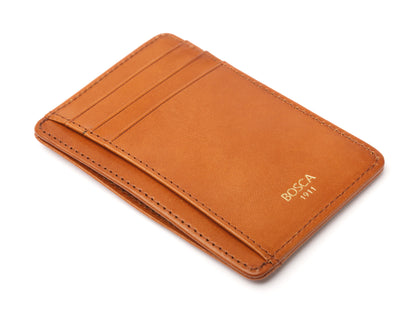 Old Leather 7 Pocket I.D. Card Case -RFID