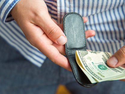 Nappa Vitello Magnetic Money Clip