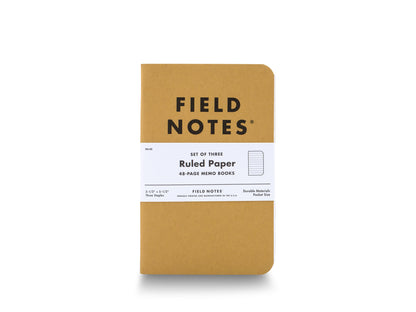Field Notes Kraft Memo Book (3 Pack)