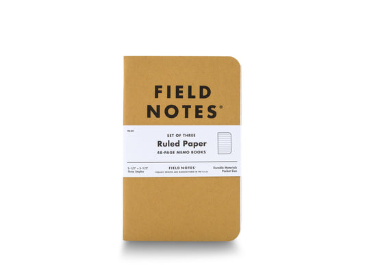 Field Notes Kraft Memo Book (3 Pack)