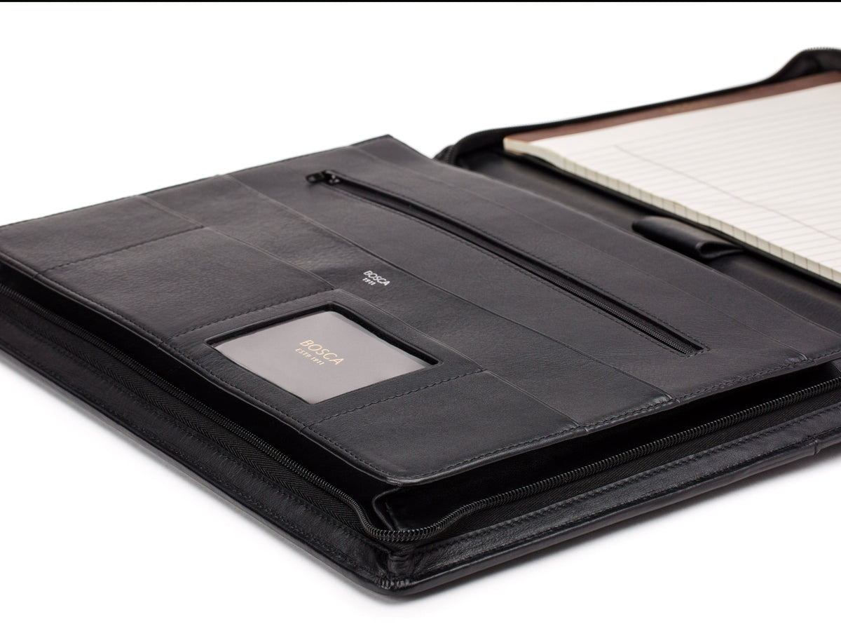 Nappa Vitello Deluxe Zip Around Portfolio Organizer