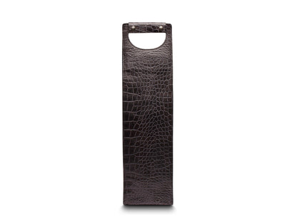 Vintage Crocco Single Wine Bottle Case