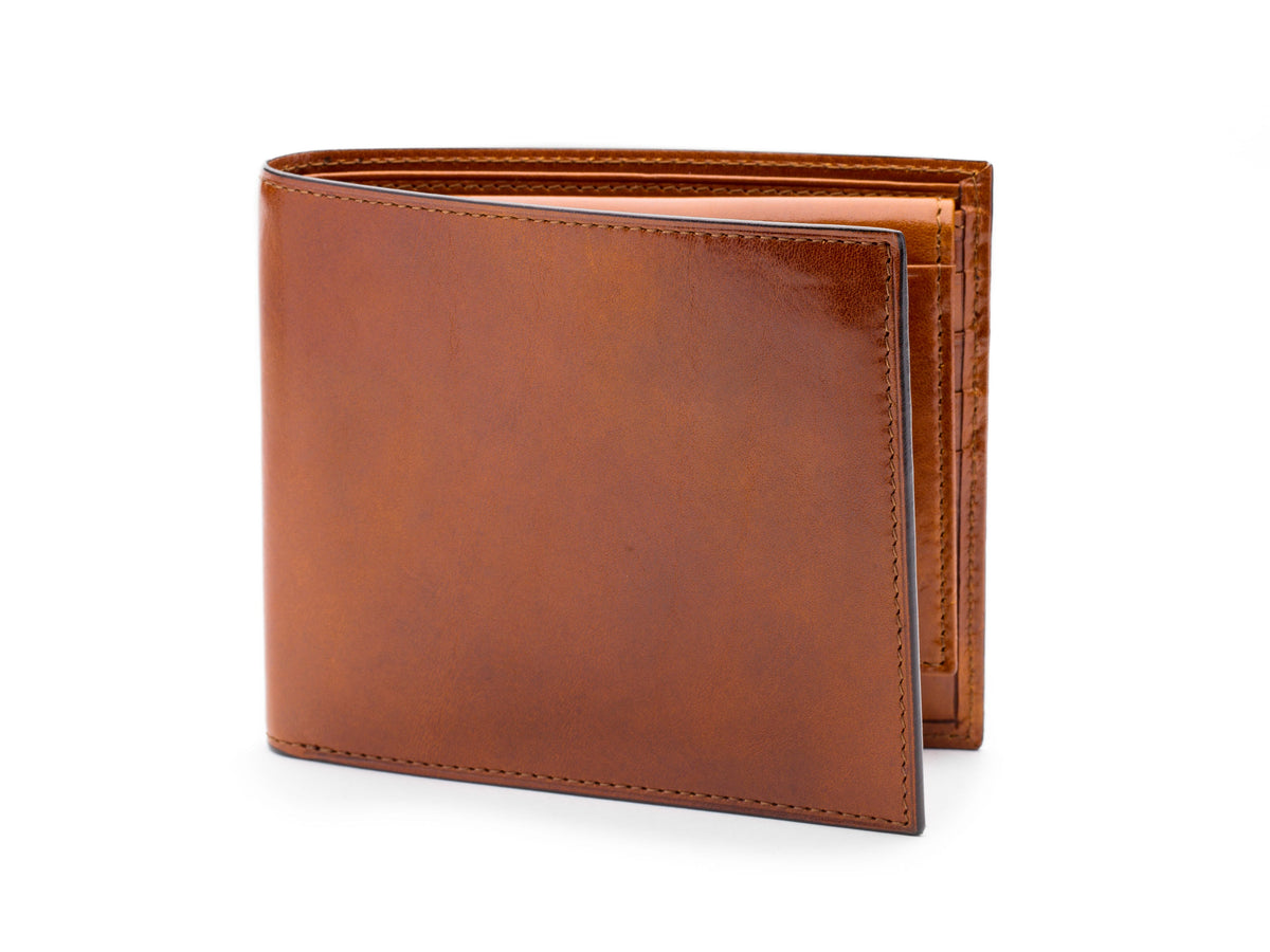 Old Leather Euro Credit Wallet w/ ID Passcase
